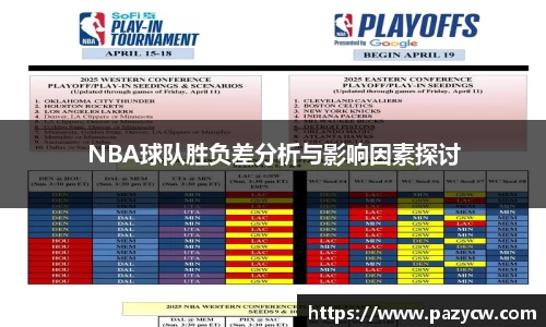 NBA球队胜负差分析与影响因素探讨