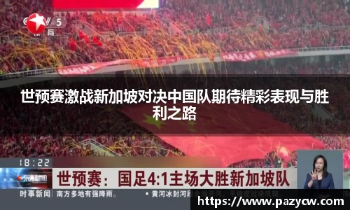 世预赛激战新加坡对决中国队期待精彩表现与胜利之路